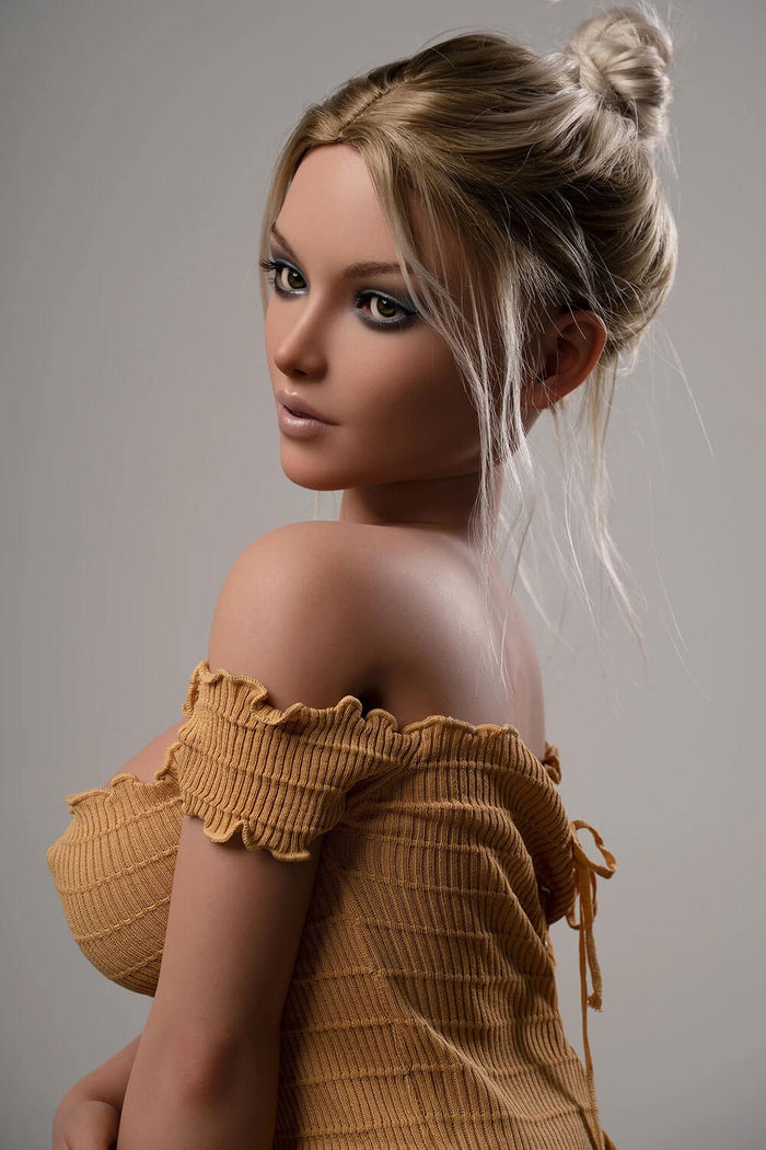 Daisy - #G53 F-cup Zelex Doll 165cm Luxuriösen Silikonpuppen mit Rauchige Make-up