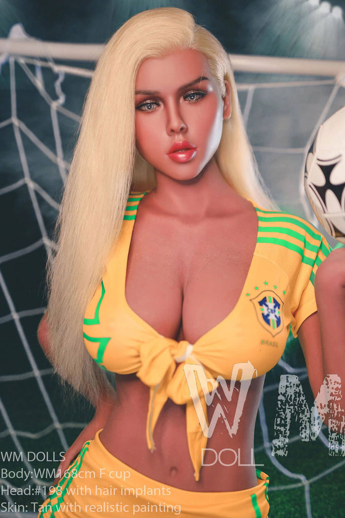 Ernestine - 168cm Realistische Blonde Liebespuppen #198 F-cup Sexy WM Sex Puppen
