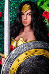 Cosplay Wonder Woman 165cm D-cup #74 Lebensgroße Sexpuppe der Marke WM - Maxine