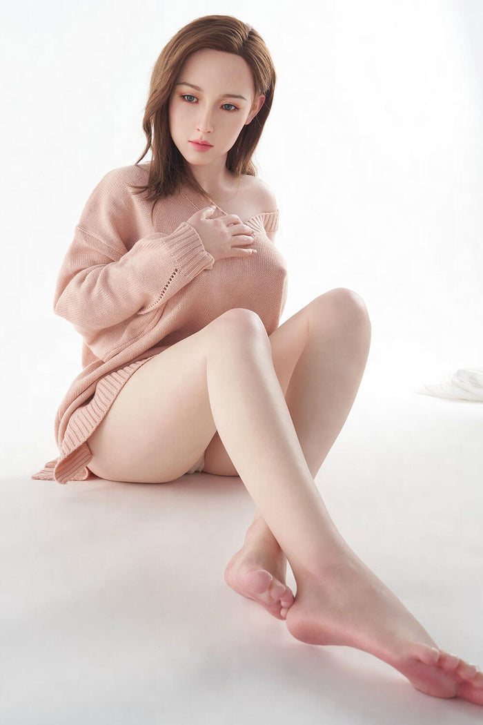 #G07 Zelex Silikon Doll 165cm F-cup Sanfte Japanische Reale Liebespuppen - Sarah