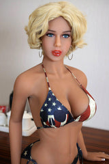 Tabitha - 158cm Blonde Sex Dolls der Marke AF #92 Echte Sexpuppe mit Große Brüste