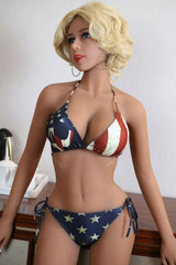 Tabitha - 158cm Blonde Sex Dolls der Marke AF #92 Echte Sexpuppe mit Große Brüste
