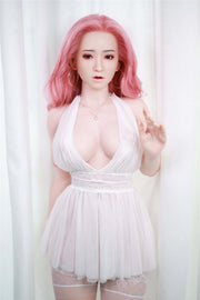 Wendy - Weiße Haut JY Doll 163cm Japanische Stil Silikon Sexpuppe mit rosa Haaren