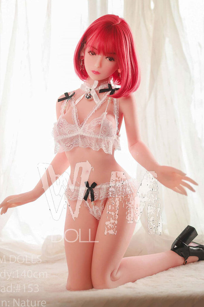 Süße Kleine Loli 140cm Japanische stil Mini Sexpuppe D-cup WM Real Doll - Kiera