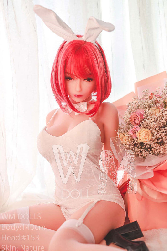 Süße Kleine Loli 140cm Japanische stil Mini Sexpuppe D-cup WM Real Doll - Kiera